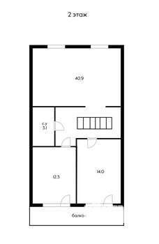 Дом 160м², 2-этажный, участок 2 сот.  