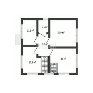 Дом 175м², 2-этажный, участок 4 сот.  