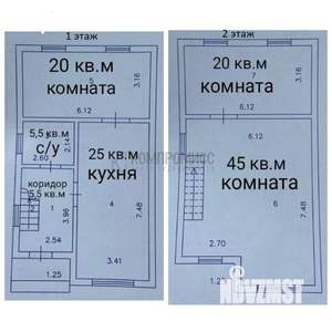 Дом 121м², 2-этажный, участок 4 сот.  