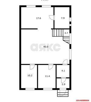 Дом 219м², 2-этажный, участок 6 сот.  