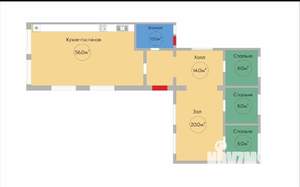 Дом 151м&sup2;, 1-этажный, участок 4 сот.  