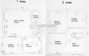 Дом 150м², 2-этажный, участок 6 сот.  