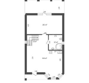 Дом 214м², 2-этажный, участок 3 сот.  
