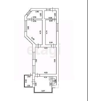Дом 82м², 1-этажный, участок 6 сот.  