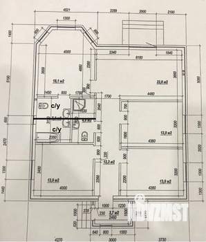 Дом 121м&sup2;, 1-этажный, участок 4 сот.  