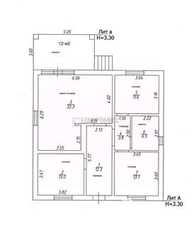 Дом 100м², 1-этажный, участок 5 сот.  