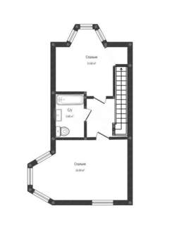 Дом 115м&sup2;, 2-этажный, участок 3 сот.  