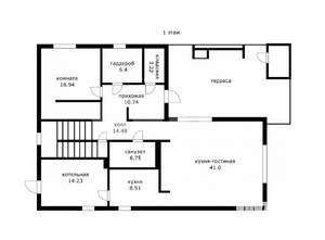 Коттедж 325м&sup2;, 2-этажный, участок 6 сот.  