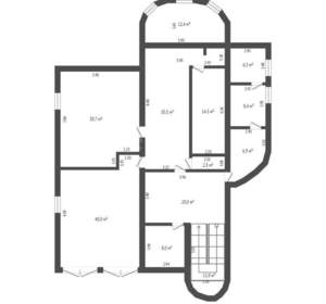 Дом 556м², 3-этажный, участок 10 сот.  