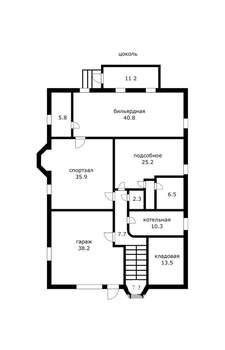 Дом 357м², 4-этажный, участок 8 сот.  