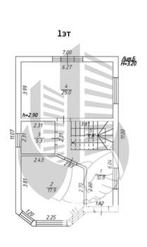 Дом 130м&sup2;, 2-этажный, участок 4 сот.  