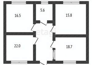 Дача 95м², 1-этажный, участок 4 сот.  