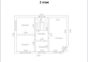 Дом 145м², 2-этажный, участок 3 сот.  