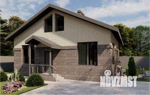 Дом 135м&sup2;, 2-этажный, участок 4 сот.  