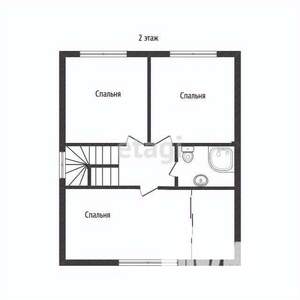 Дом 160м&sup2;, 2-этажный, участок 3 сот.  