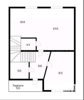 Дом 140м², 2-этажный, участок 3 сот.  
