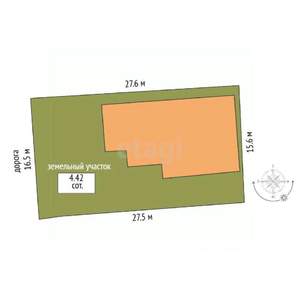 Дом 131м&sup2;, 1-этажный, участок 3 сот.  