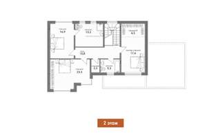 Дом 235м², 2-этажный, участок 8 сот.  