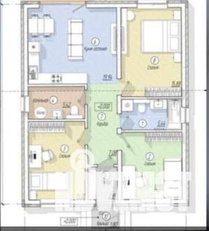 Дом 100м&sup2;, 1-этажный, участок 4 сот.  