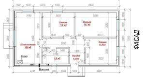 Дом 90м&sup2;, 1-этажный, участок 4 сот.  