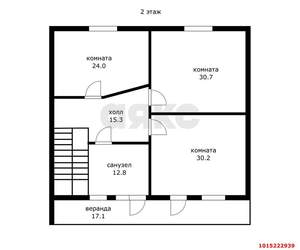 Дом 290м&sup2;, 2-этажный, участок 9 сот.  