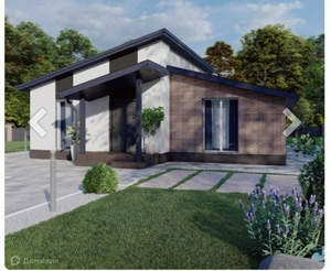 Дом 107м², 1-этажный, участок 10 сот.  