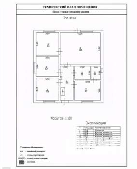 Дом 110м², 1-этажный, участок 4 сот.  