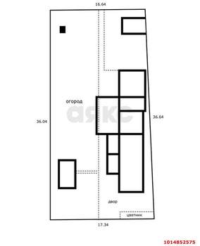 Дом 67м&sup2;, 1-этажный, участок 6 сот.  
