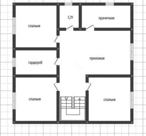 Дом 187м&sup2;, 2-этажный, участок 4 сот.  