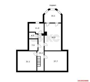 Дом 800м&sup2;, 3-этажный, участок 15 сот.  