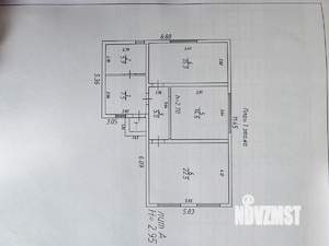 Дача 71м², 1-этажный, участок 424 сот.  