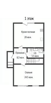 Дом 145м², 2-этажный, участок 4 сот.  