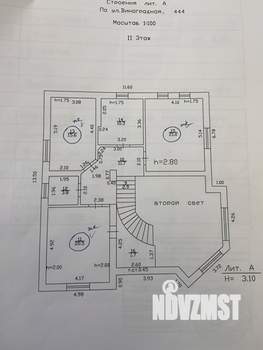 Дом 207м², 2-этажный, участок 6 сот.  