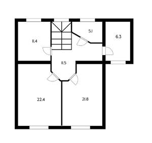 Дом 350м², 2-этажный, участок 8 сот.  