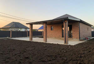 Дом 156м&sup2;, 1-этажный, участок 6 сот.  