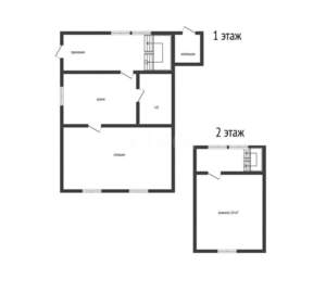 Дом 76м&sup2;, 2-этажный, участок 4 сот.  