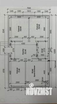 Дом 71м&sup2;, 1-этажный, участок 3 сот.  