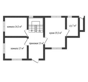 Дом 120м&sup2;, 2-этажный, участок 18 сот.  