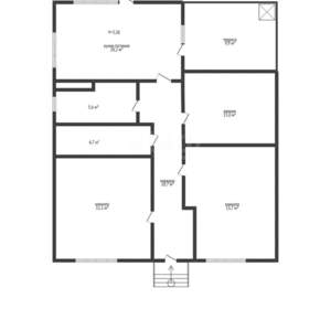 Дом 79м², 1-этажный, участок 4 сот.  