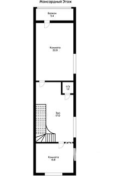 Дом 130м², 2-этажный, участок 3 сот.  