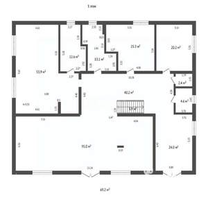 Дом 519м², 2-этажный, участок 10 сот.  