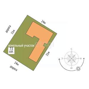 Дом 320м², 2-этажный, участок 8 сот.  