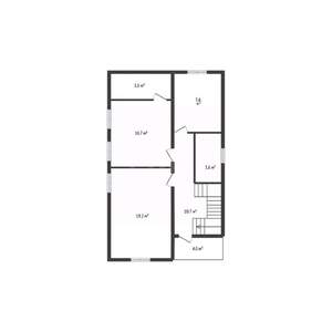 Дом 152м², 2-этажный, участок 7 сот.  