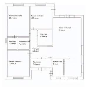 Дом 135м², 1-этажный, участок 10 сот.  