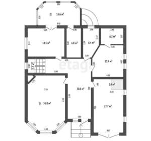 Дом 326м², 2-этажный, участок 12 сот.  
