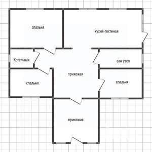 Дом 110м², 1-этажный, участок 7 сот.  