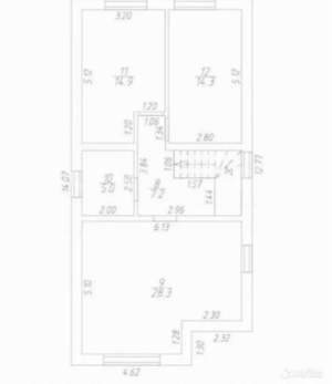 Дом 177м&sup2;, 2-этажный, участок 5 сот.  
