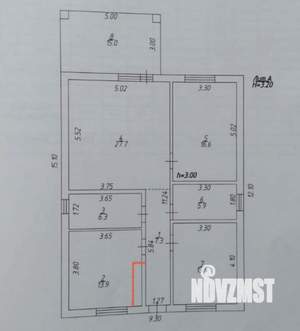 Дом 112м², 1-этажный, участок 4 сот.  