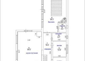 Дом 424м&sup2;, 2-этажный, участок 8 сот.  
