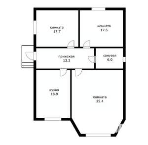 Дом 109м&sup2;, 2-этажный, участок 5 сот.  